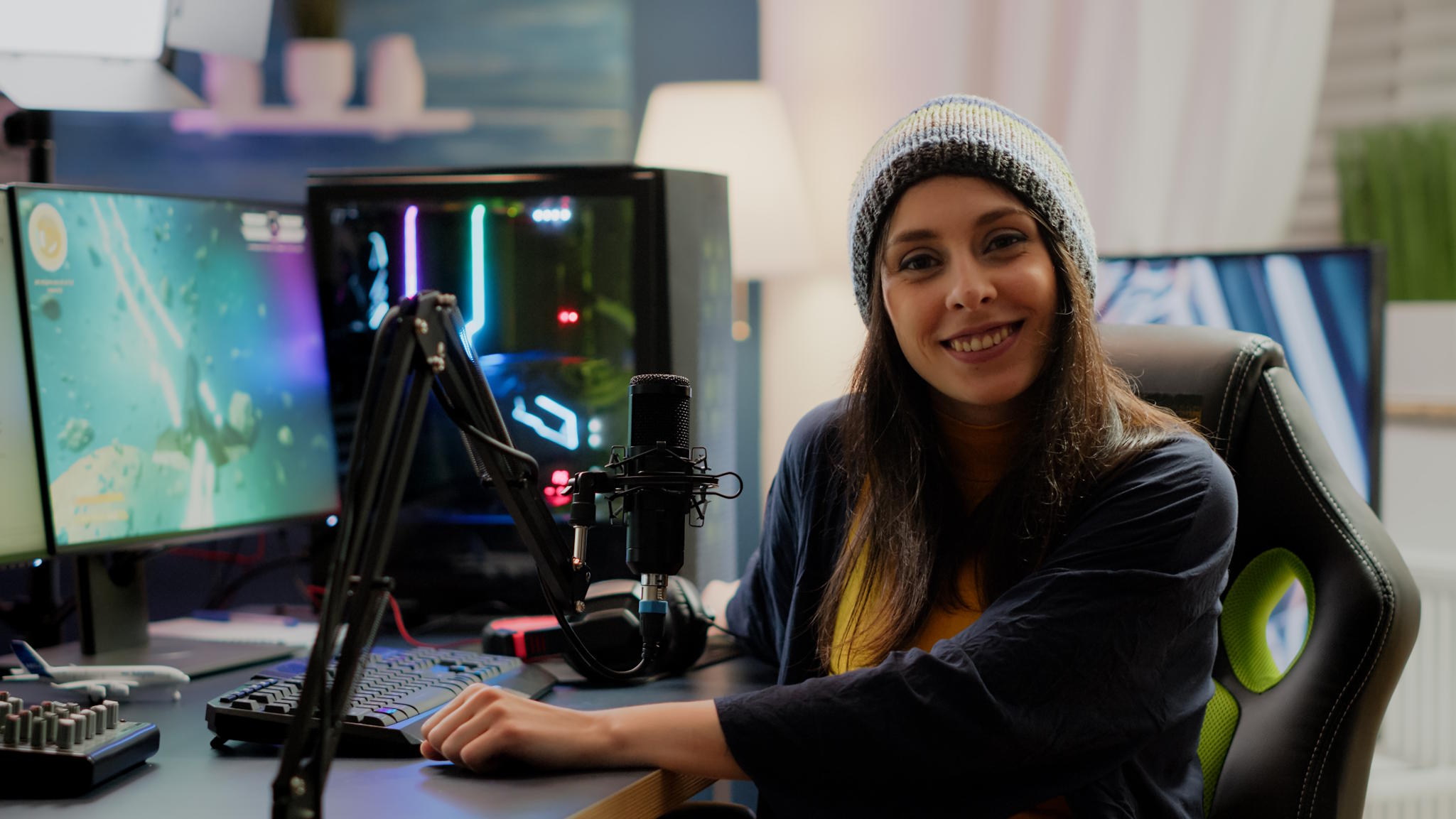 E-sport-joueuse