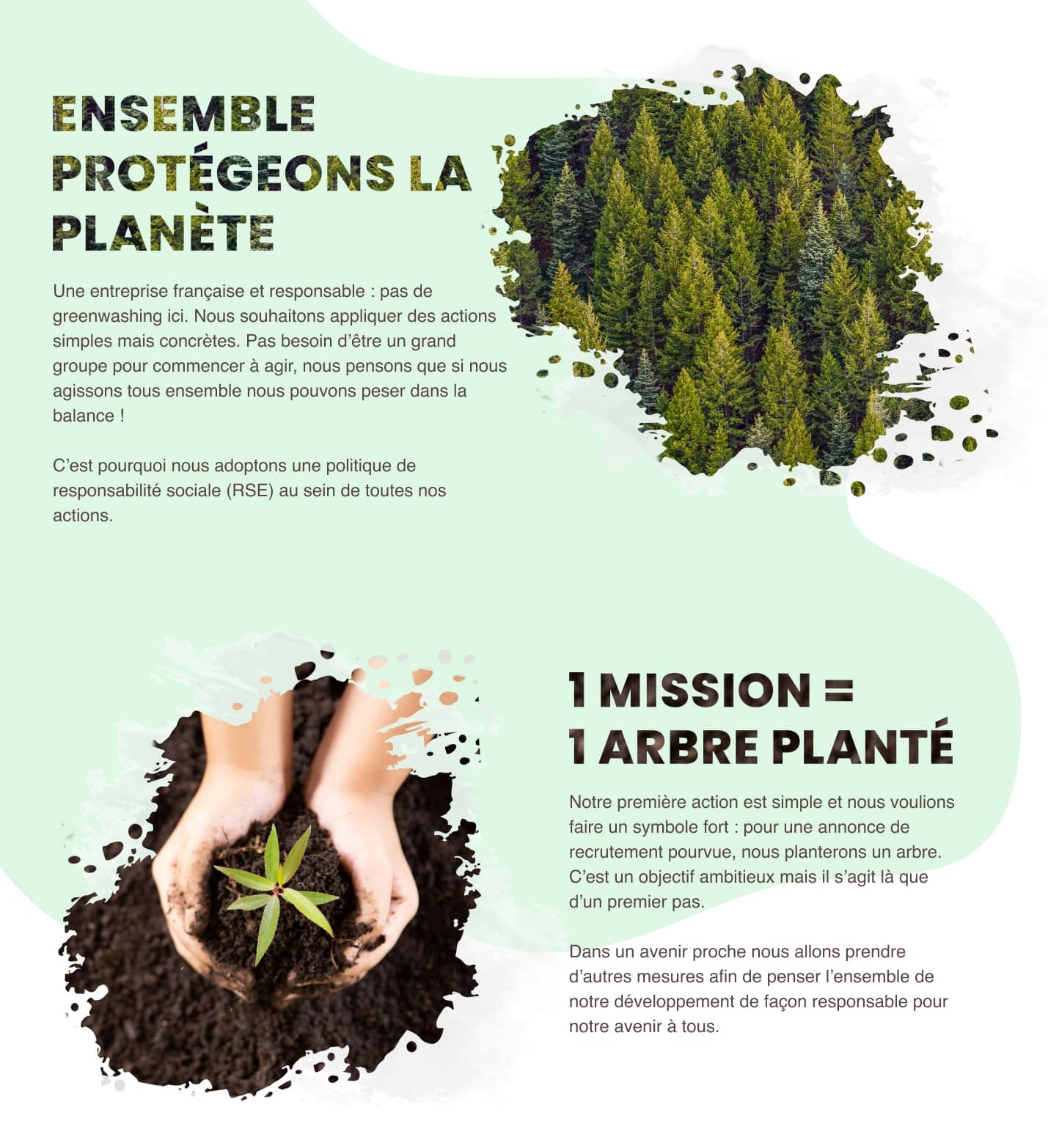 1 mission = 1 arbre planté