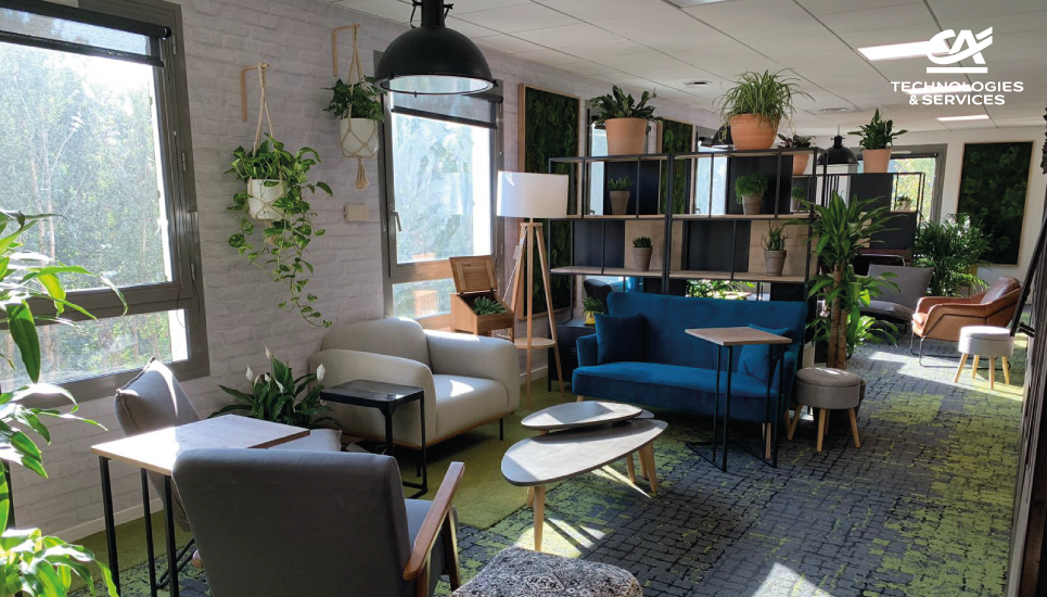 Voici  un espace de cowork de Lyon situé au 306 Route Nationale 6 à Limonest. 